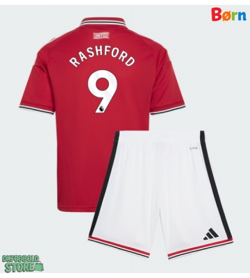 Manchester United Marcus Rashford #9 Replika Babytøj Hjemmebanesæt Børn 2026-27 Kortærmet (+ Korte bukser)
